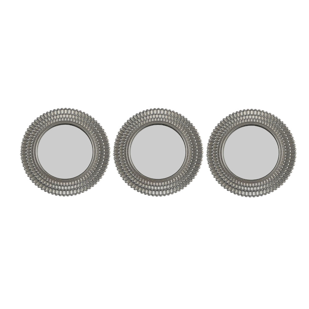 Set 3 Espejos Krea Plásticos