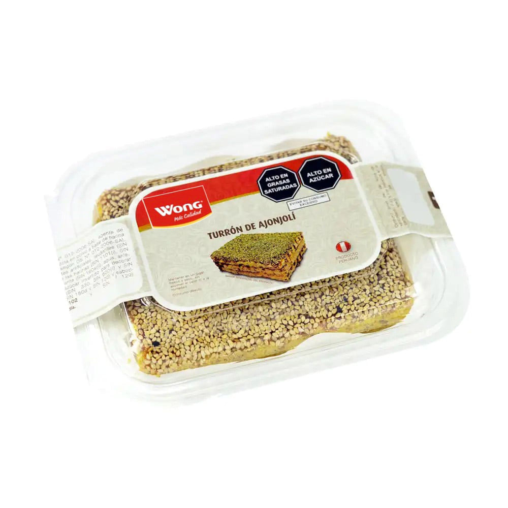 Turrón de Ajonjolí Wong 450g