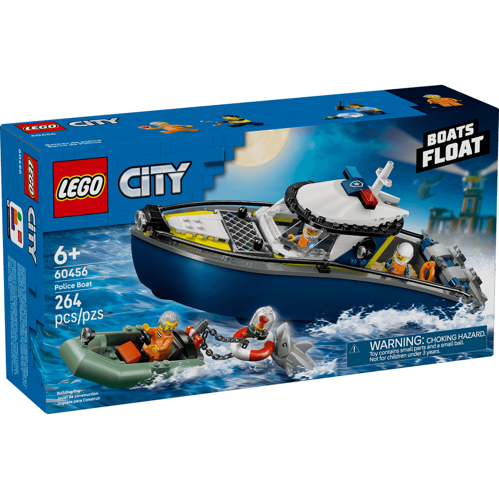 Set Lego Persecución en Barco de Policía