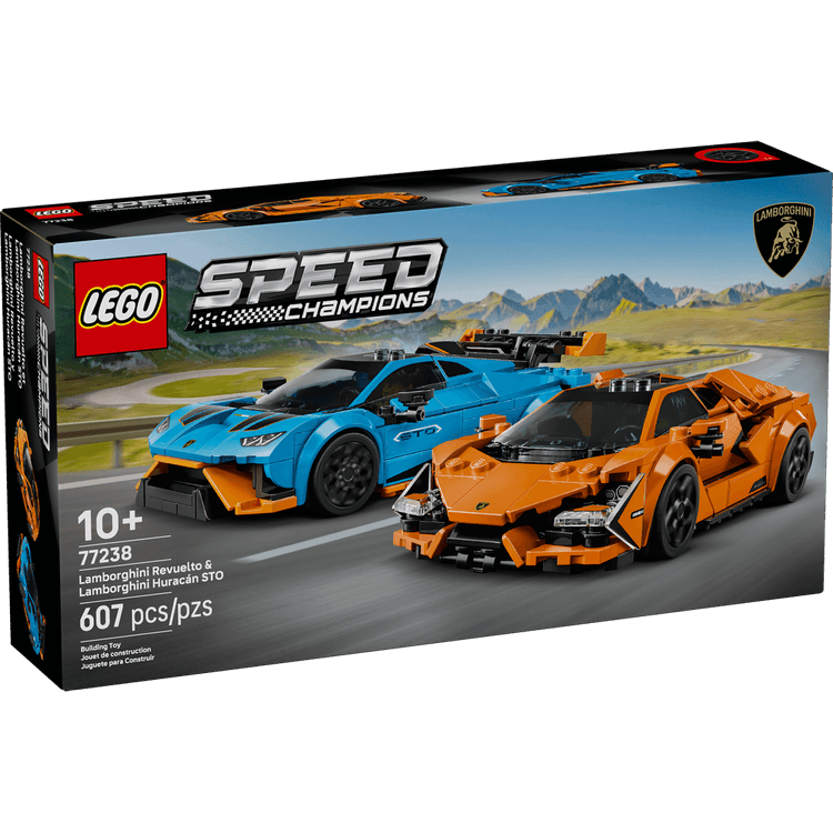 Set Lego Lamborghini Revuelto y Huracán