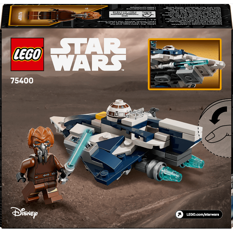 Set Lego Microfighter Caza Estelar Jedi