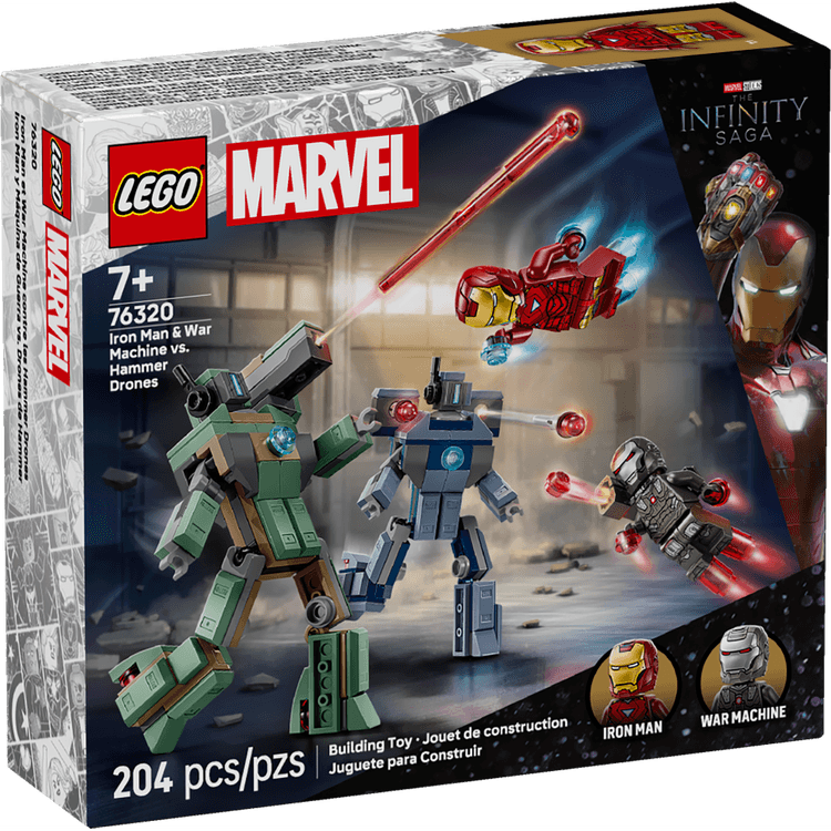 Set Lego Iron Man y Maquina de Guerra Set Lego Iron Man y Maquina de Guerra