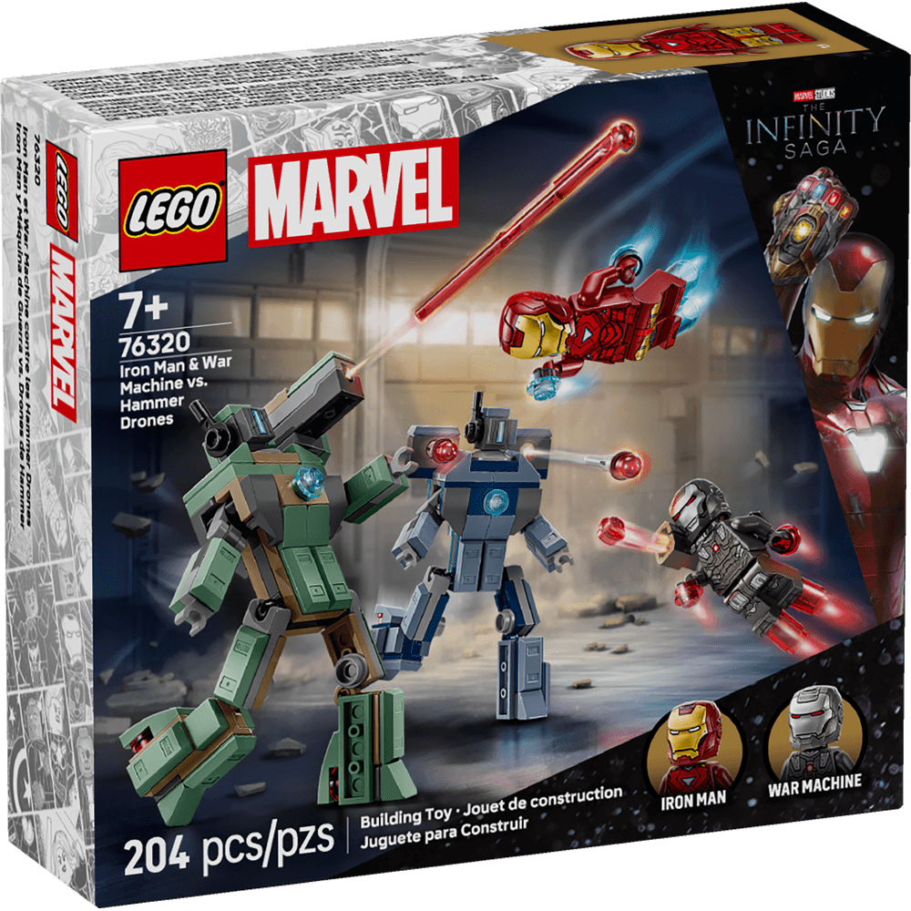 Set Lego Iron Man y Maquina de Guerra