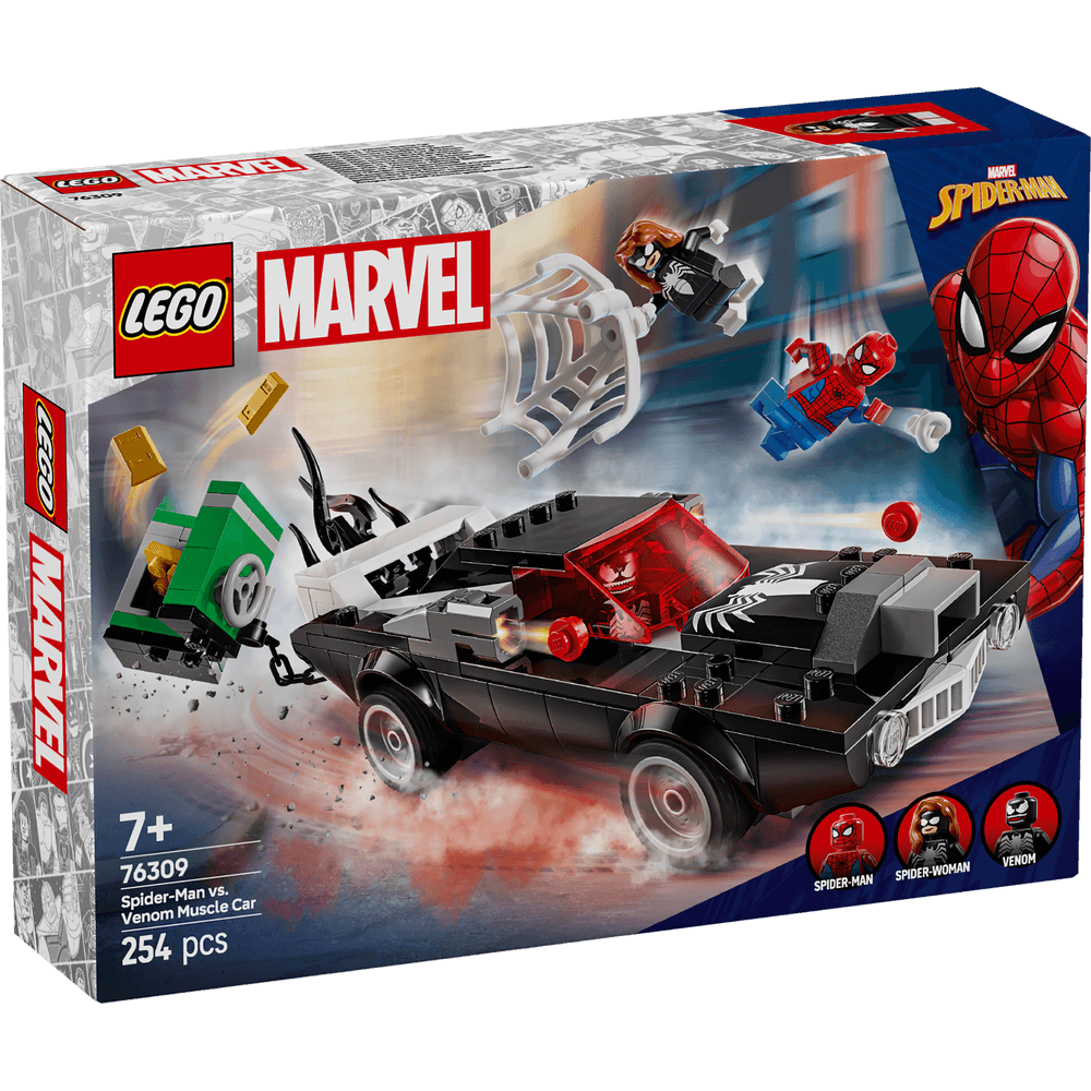 Set Lego Spiderman Contra Venom Muscle Car