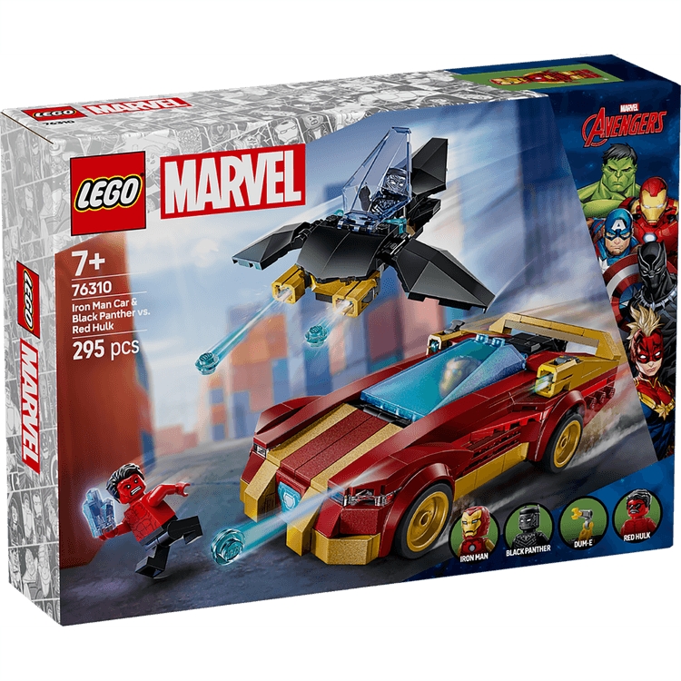 Set Lego Coche de Iron Man y Pantera Negra