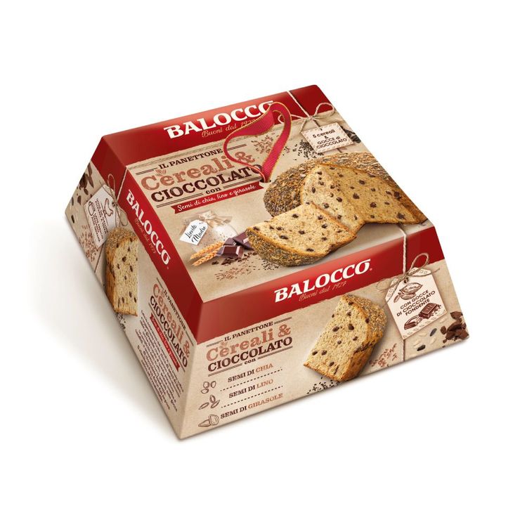 Panetón Balocco Cereali e Cioccolato 750g