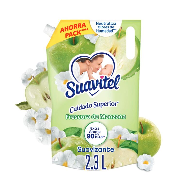 Suavizante de Telas Suavitel Cuidado Superior Frescura de Manzana 2.3L