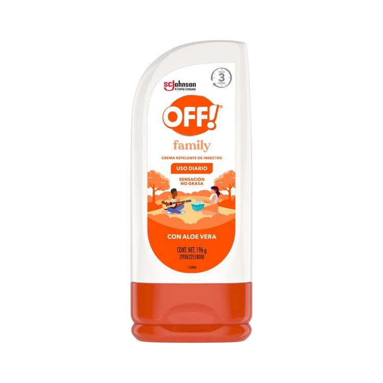 Repelente de Insectos en Crema OFF! Family 196g