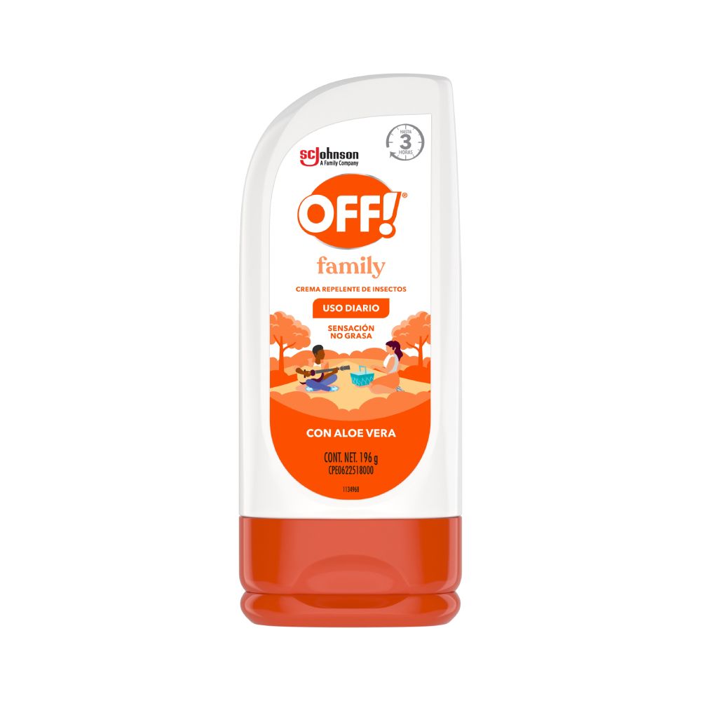 Repelente de Insectos en Crema OFF! Family 196g