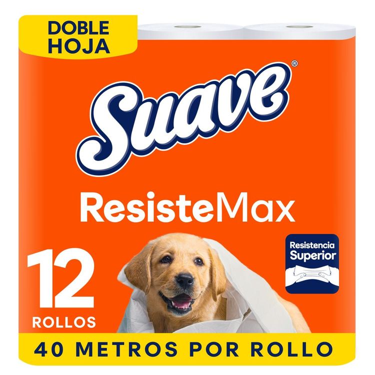 Papel Higiénico Suave Resistemax 40m 12un