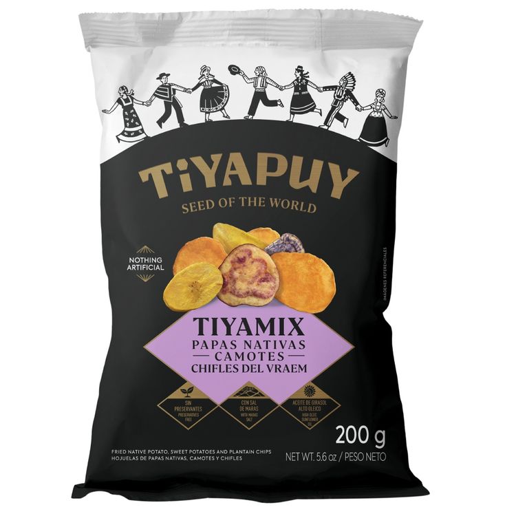 Hojuelas Tiyamix 200g: Papas Nativas + Camotes + Chifles