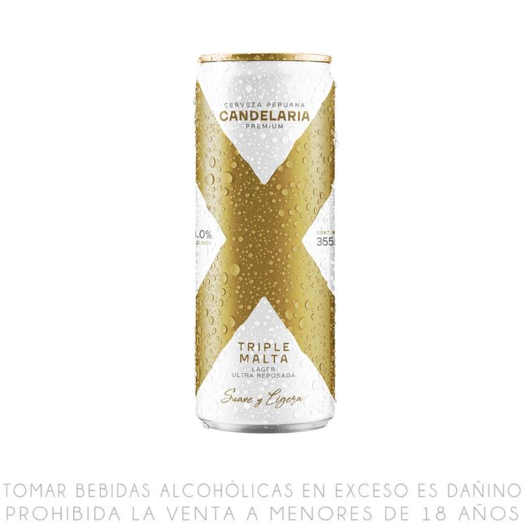 Cerveza Candelaria Lager Ultra Reposada Lata 355ml