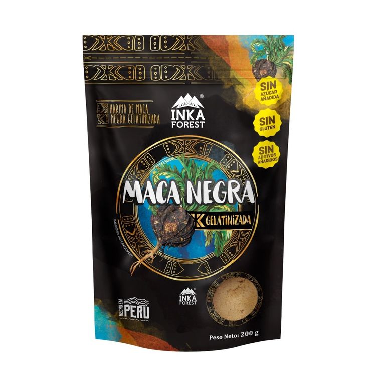Maca Negra Gelatinizada Inka Forest 200g
