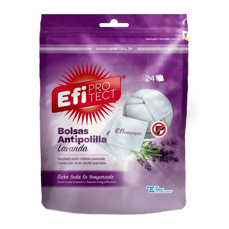 Bolsas Antipolillas Efi Protect Lavanda 24un