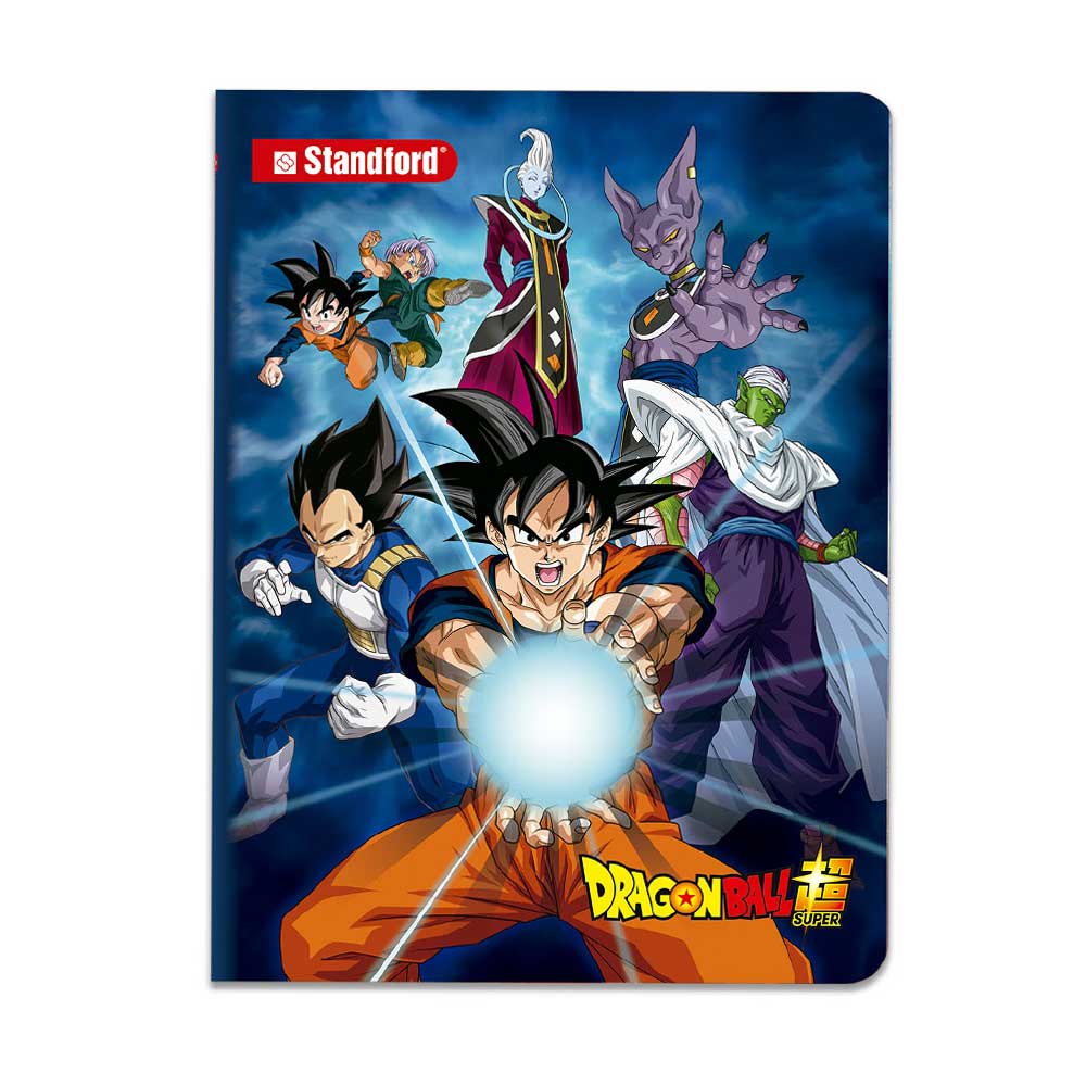 Cuaderno Standford 80 Hojas Cuadriculado Dragon Ball