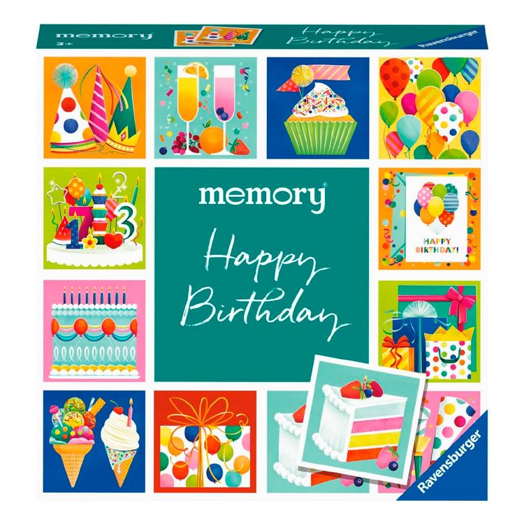 Juego Memoria Feliz Cumpleaños 48 Piezas