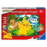 Rompecabezas 2X24 Piezas Modelo Pokémon