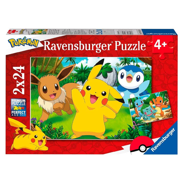 Rompecabezas 2X24 Piezas Modelo Pokémon