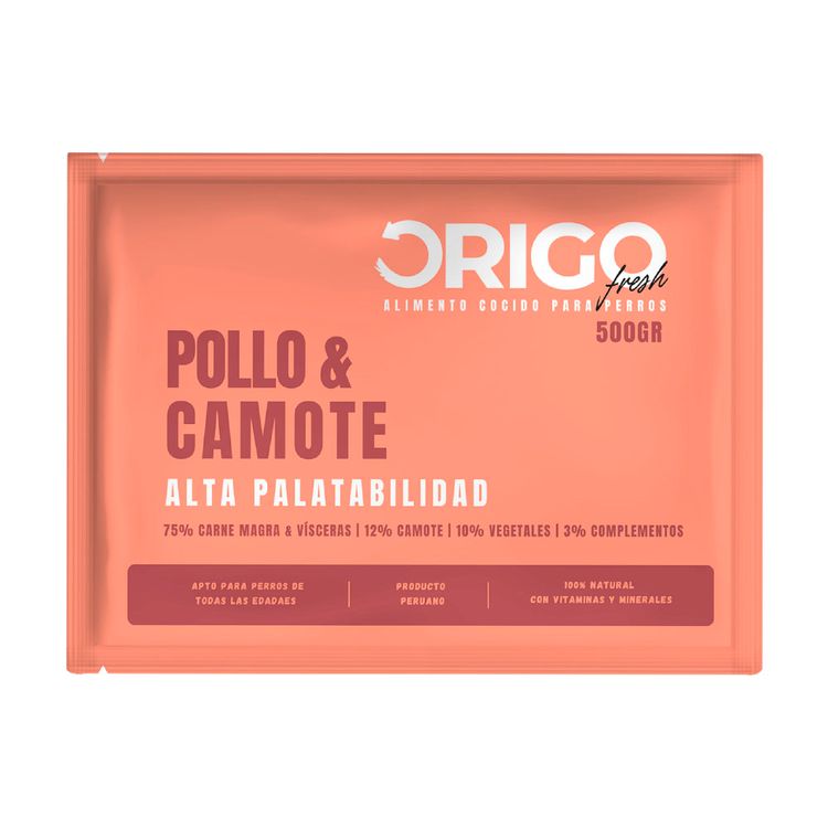 Alimento Origo Fresh Pollo Camote