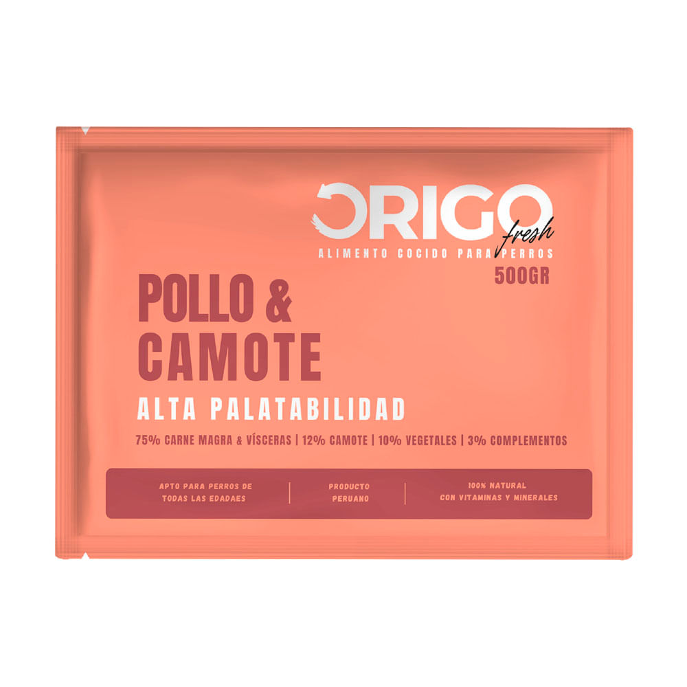 Alimento Origo Fresh Pollo Camote