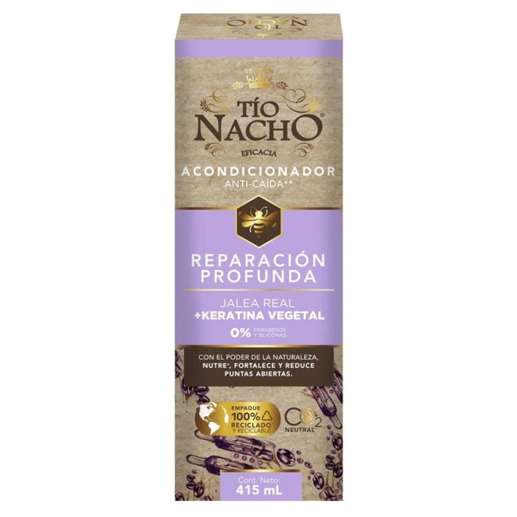 Acondicionador Anti-Caída Tío Nacho Reparación Profunda 415ml Acondicionador Anti-Caída Tío Nacho Reparación Profunda 415ml