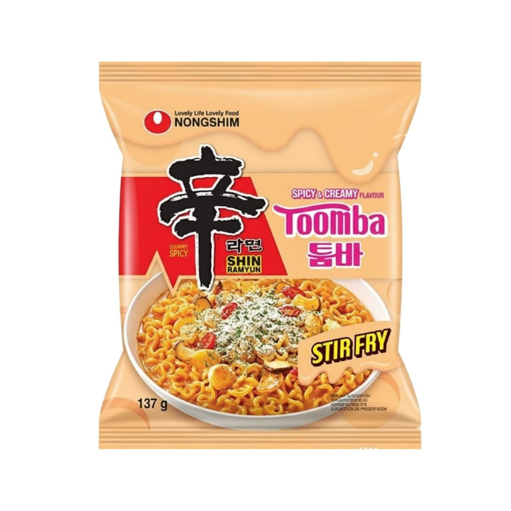 Fideos Instantáneos Shin Ramyun Toomba Stir Fry 137g