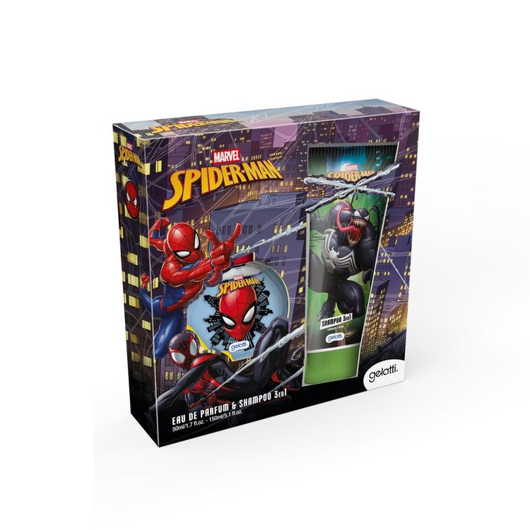 Set de Baño Spiderman: Eau de Toilette + Shampoo 3en1 Set de Baño Spiderman: Eau de Toilette + Shampoo 3en1