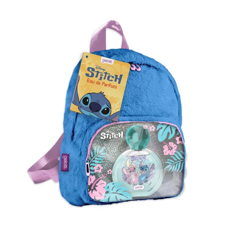 Set de Regalo Stitch: Mochila de Peluche + Perfume 50ml Set de Regalo Stitch: Mochila de Peluche + Perfume 50ml
