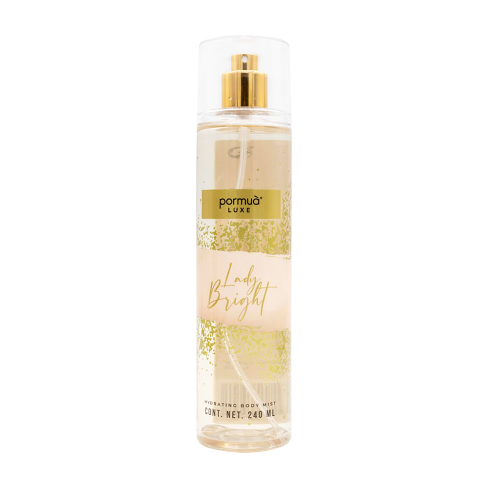 Body Mist Hidratante Pormua Luxe Lady Bright 240ml