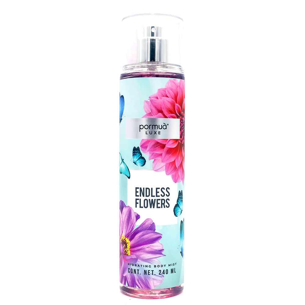 Body Mist Hidratante Pormua Luxe Endless Flower 240ml