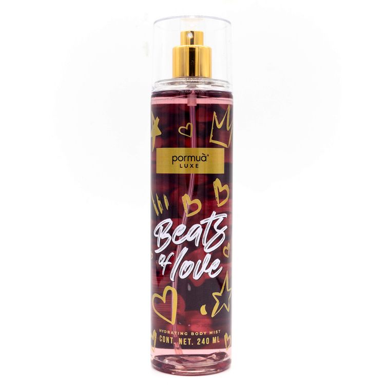 Body Mist Hidratante Pormua Luxe Beats of Love 240ml