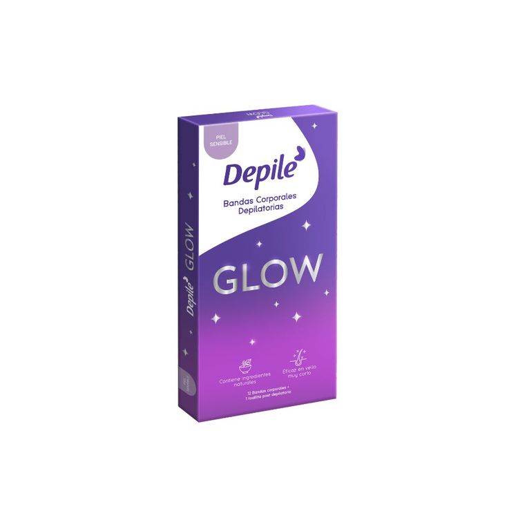 Bandas Depilatorias Corporales Depile Glow 12un
