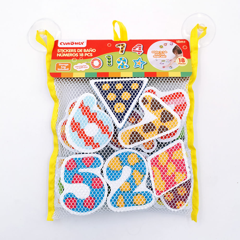 Stickers de Baño Evaonly Números 18 Piezas