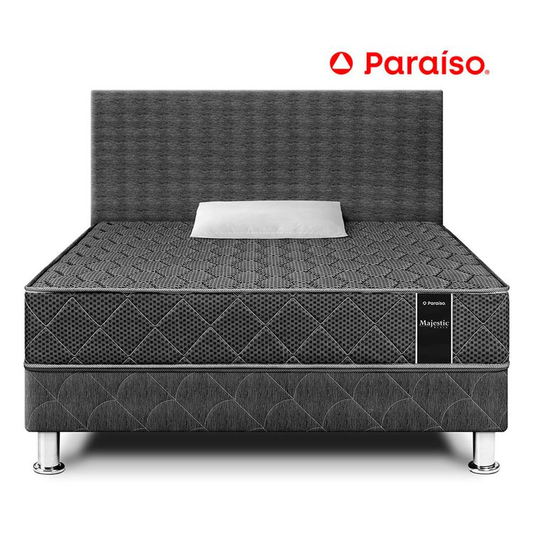 Dormitorio Paraíso Majestic Black 1.5 Plaza