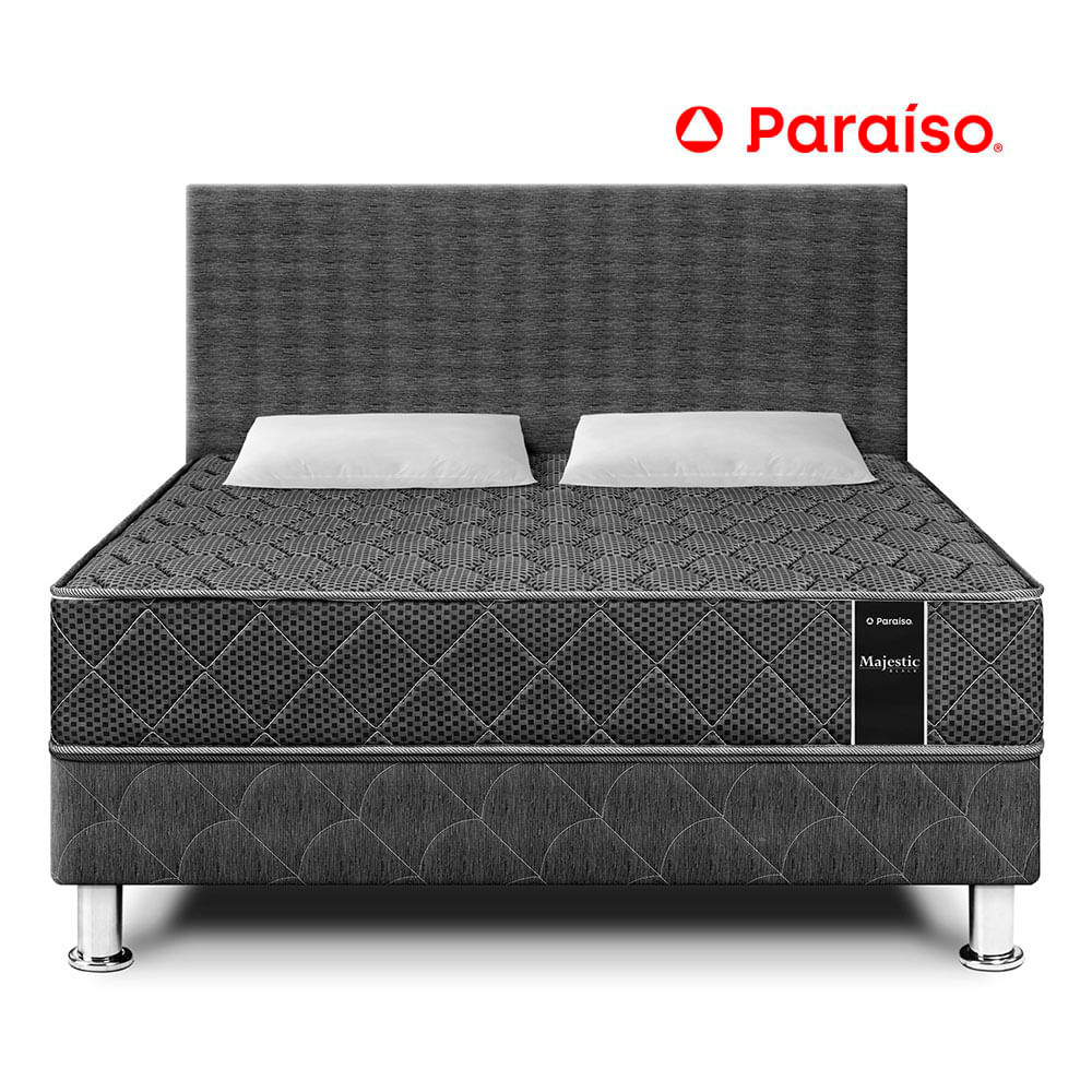 Dormitorio Paraíso Majestic Black 2 Plazas