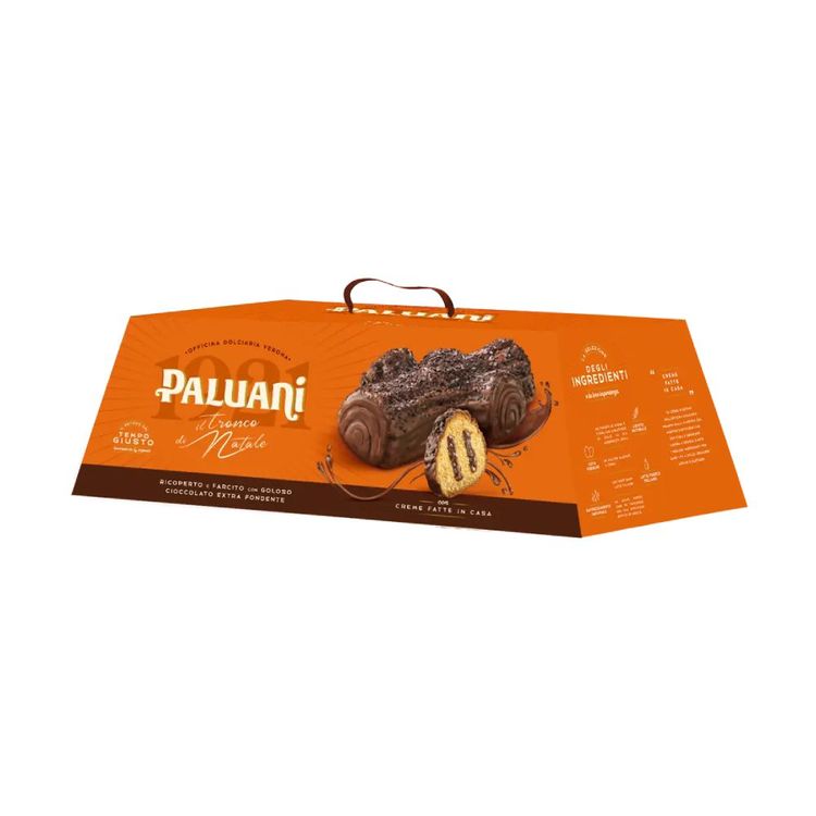 Tronco Din Natale Paluani Chocolate Negro 750g