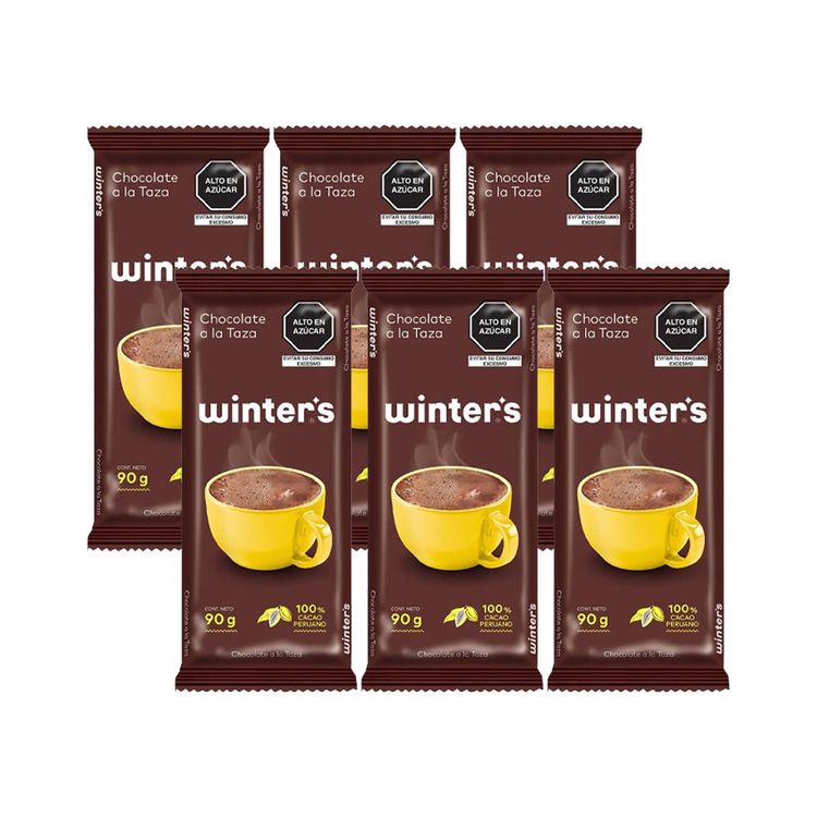 Sixpack Chocolate para Taza Winter's 90g