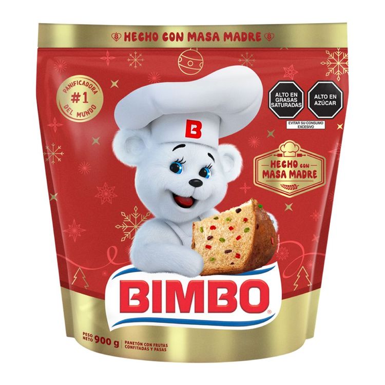 Panetón Bimbo Doypack 900g