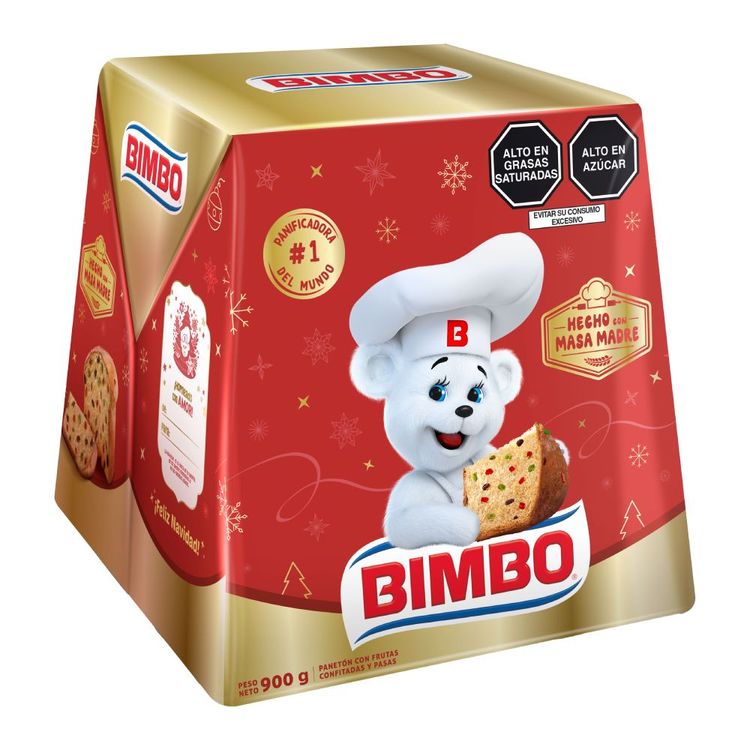 Panetón Bimbo Caja 900g