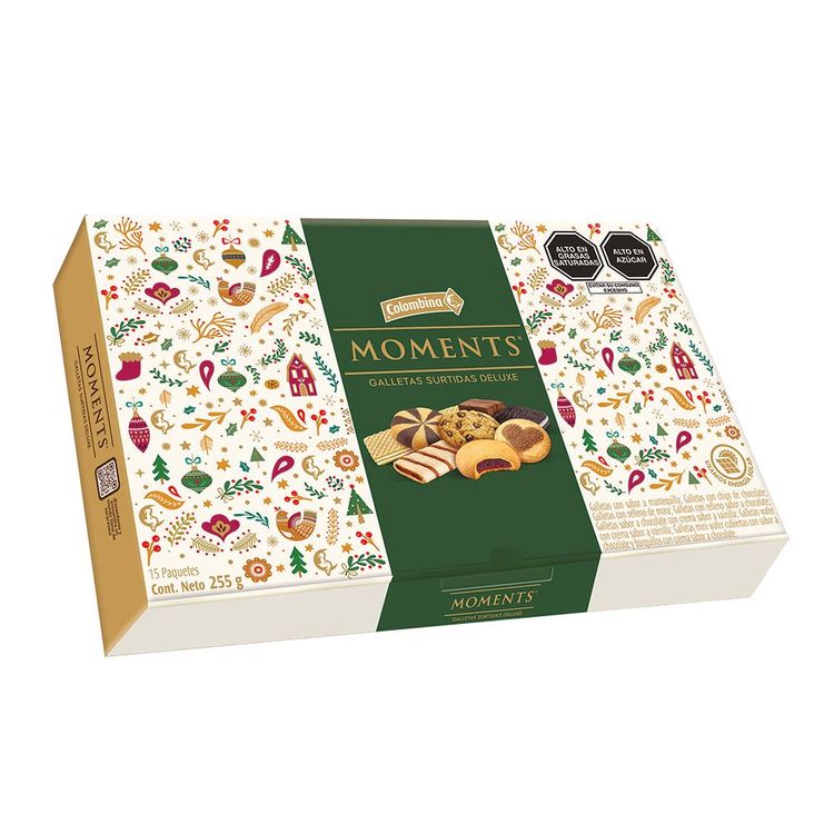 Galletas Surtidas Deluxe Colombina Moments 255g