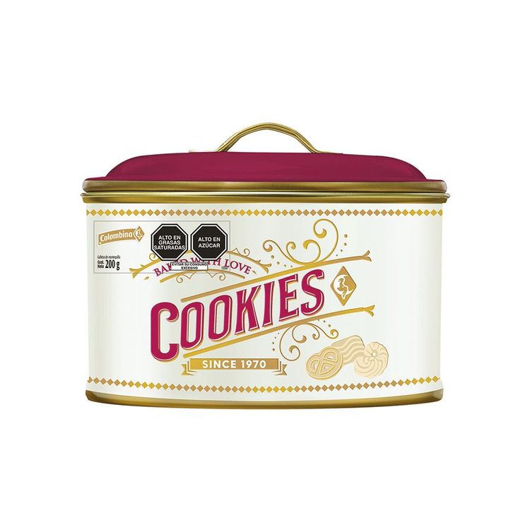 Galletas Navideñas Colombina Lata 200g Surtido