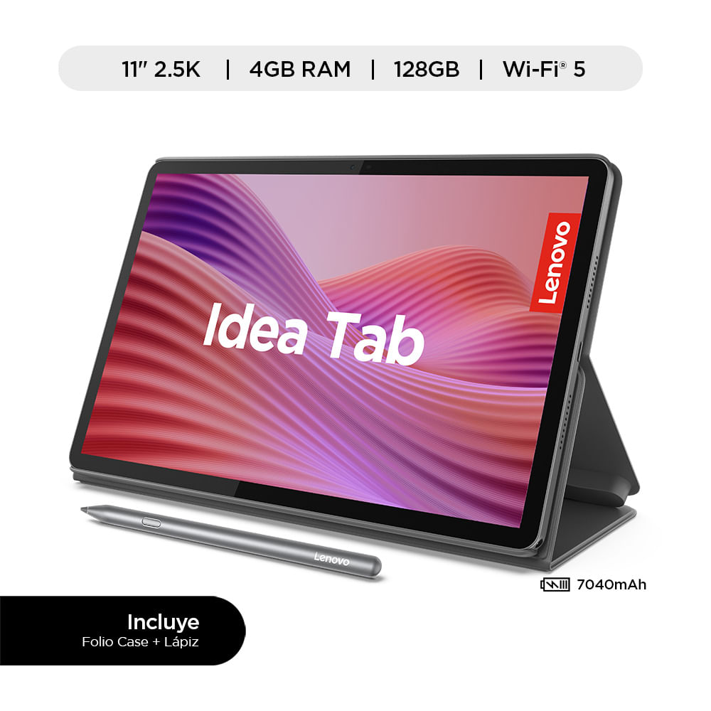 Tablets Ideatab Lenovo Wifi 4GB RAM|128GB + Folio + Lápiz