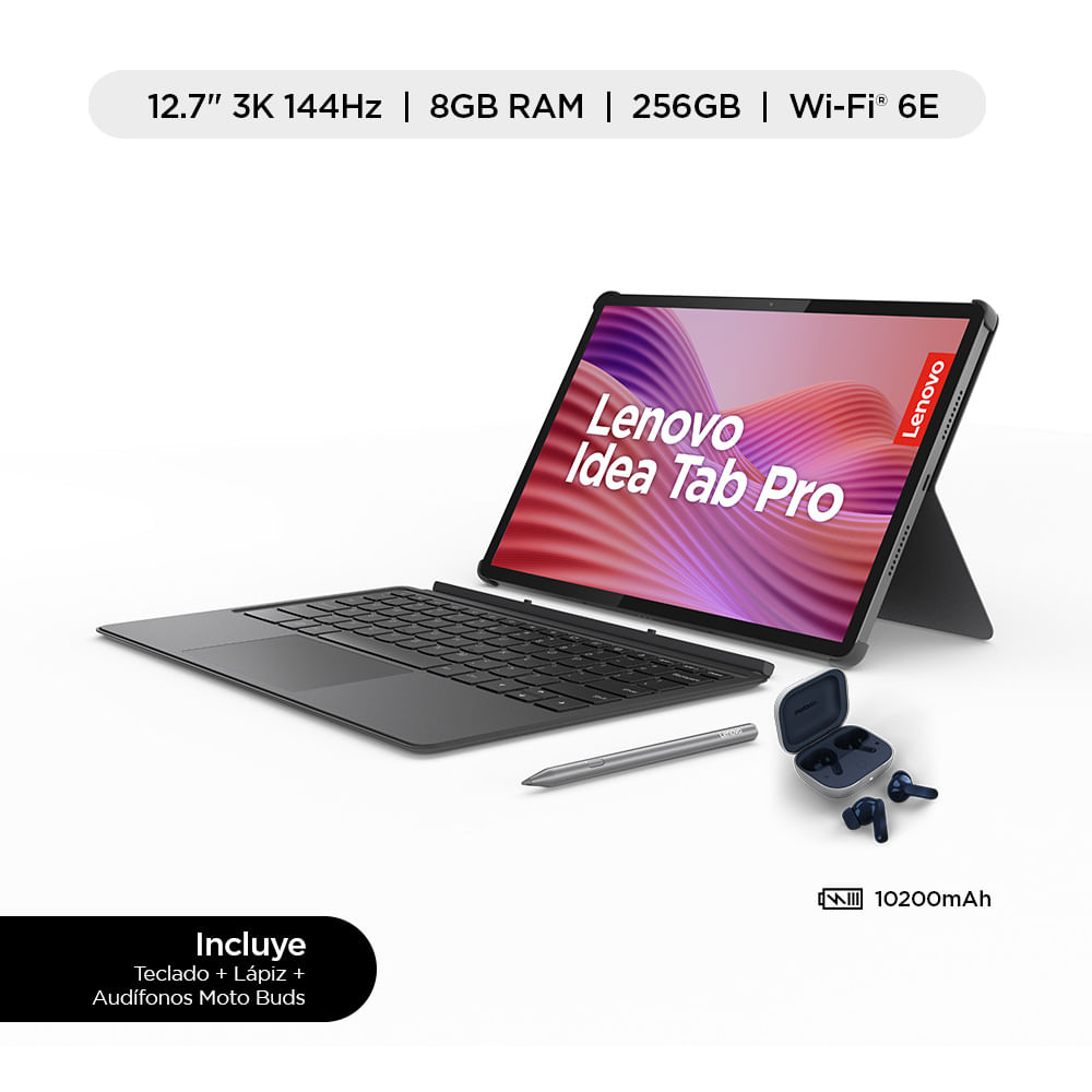 Tablets Ideatab Lenovo Pro 8GB+256Gb Kb+Tws