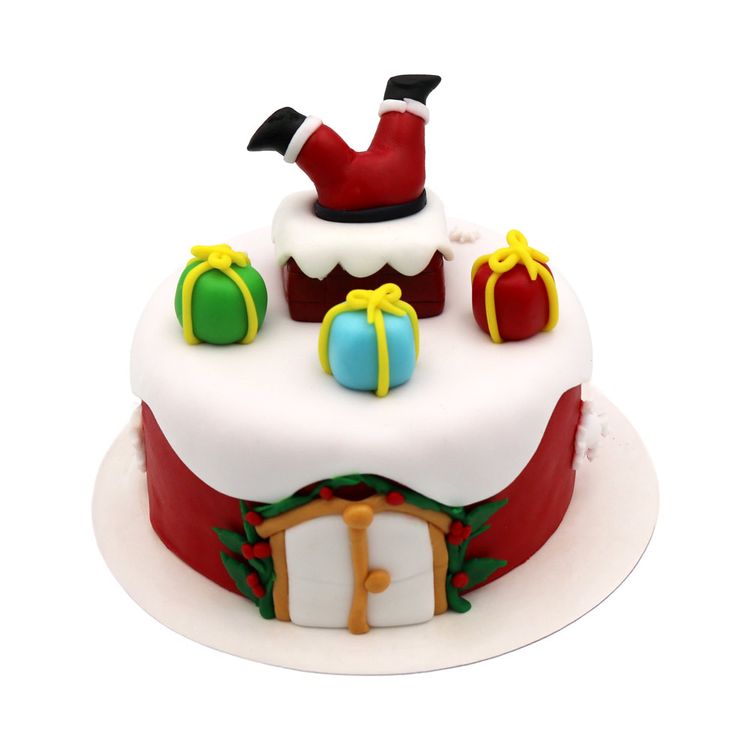 Torta 3D Navidad Santa 6 Porciones