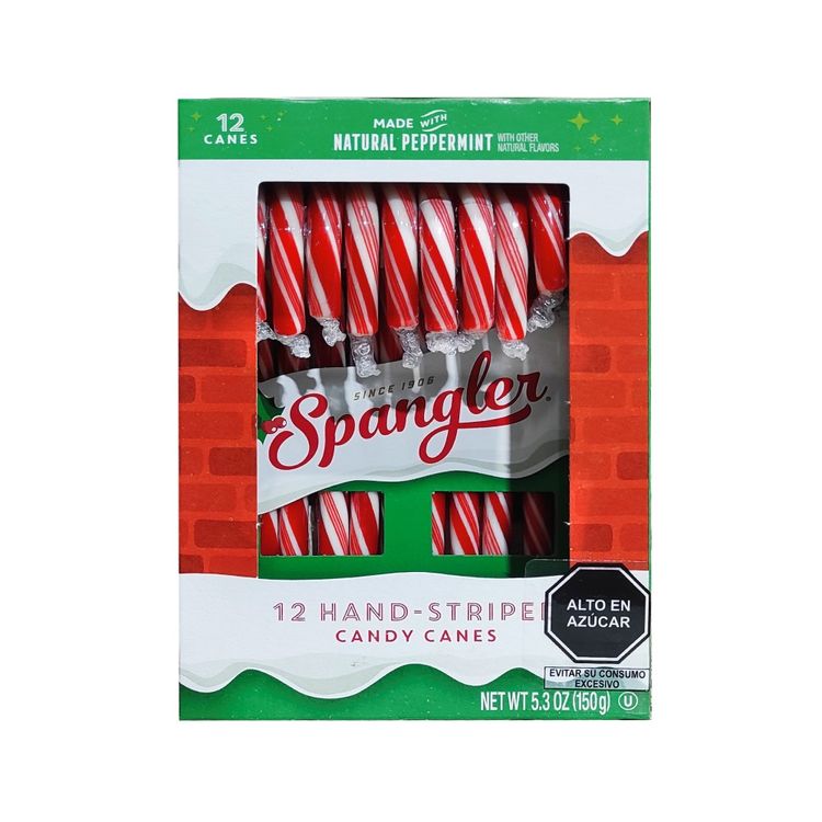Bastones de Caramelo Spangler Rojos 12un