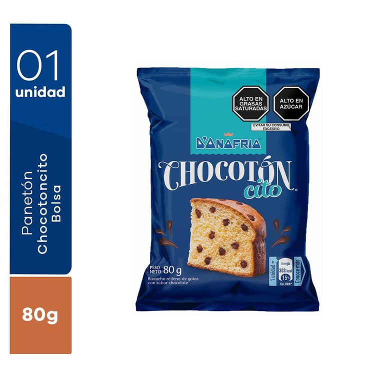 Mini Panetón Donofrio Chocotoncito Bolsa 80g