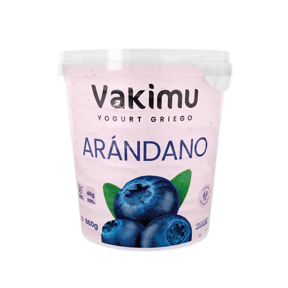 Yogurt Griego Vakimu Arándano 960g