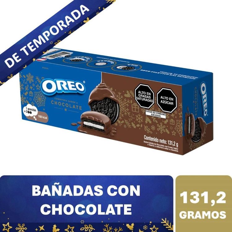 Galletas Oreo con Cobertura de Chocolate 131.2g