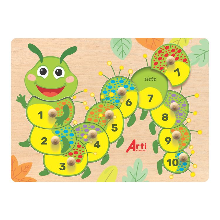 Juego Arti Creativo Encaje Gusanito