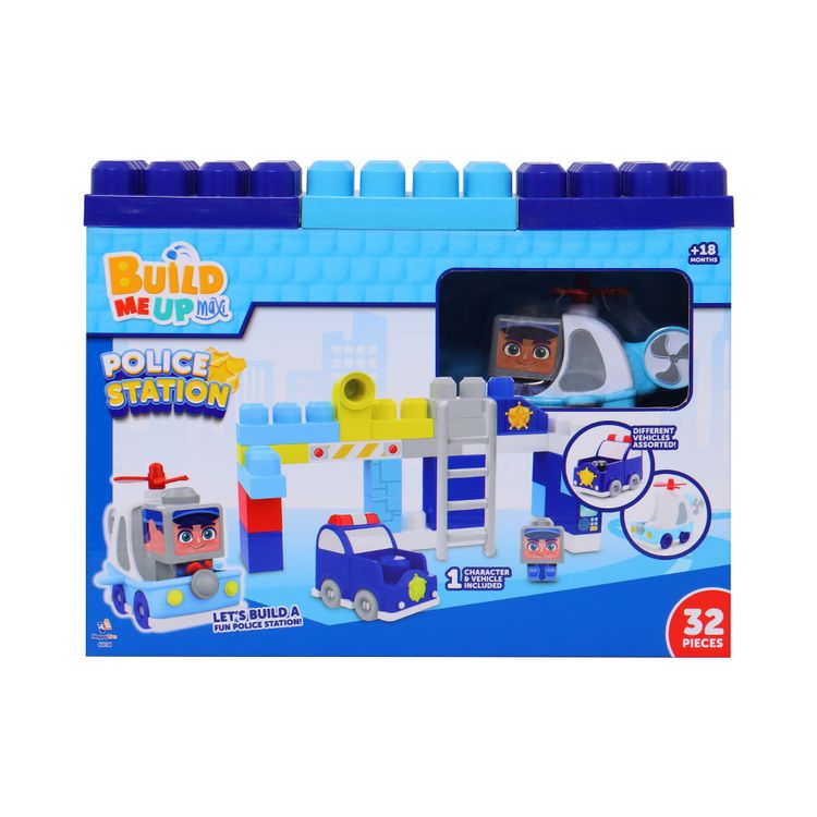 Set de Bloques para construir Estación de Policía 32 Piezas